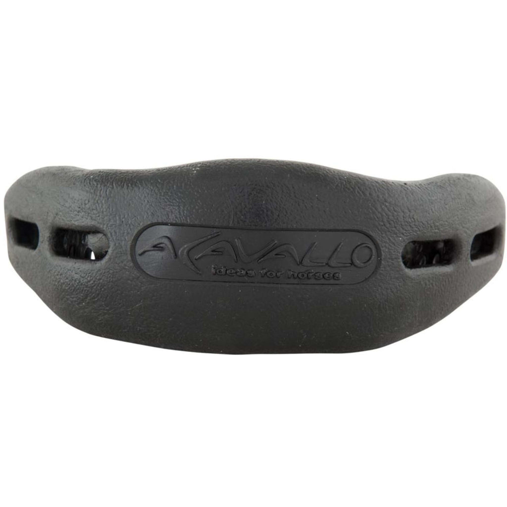 Acavallo Protector de cabezada/protector de muserola Negro