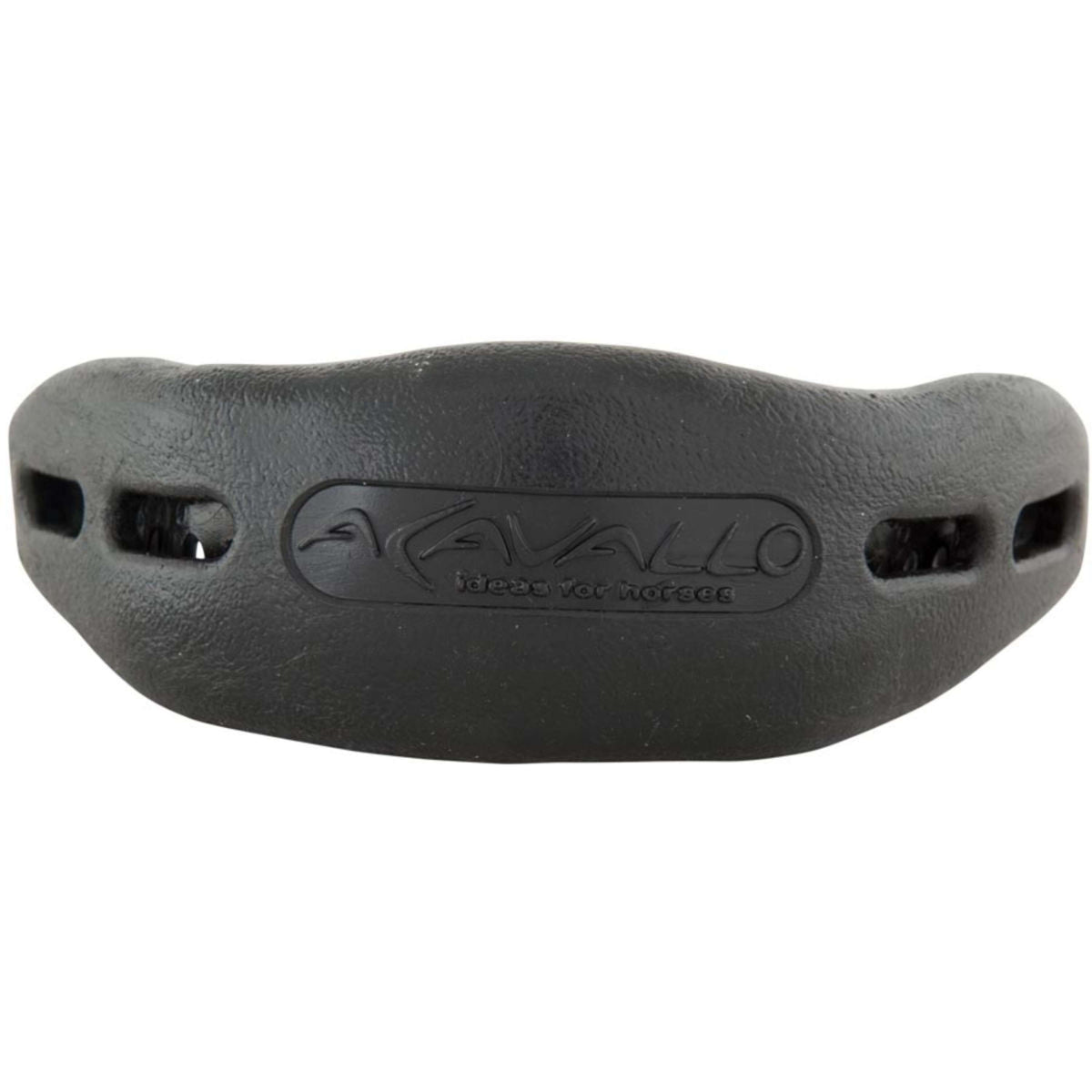 Acavallo Protector de cabezada/protector de muserola Negro