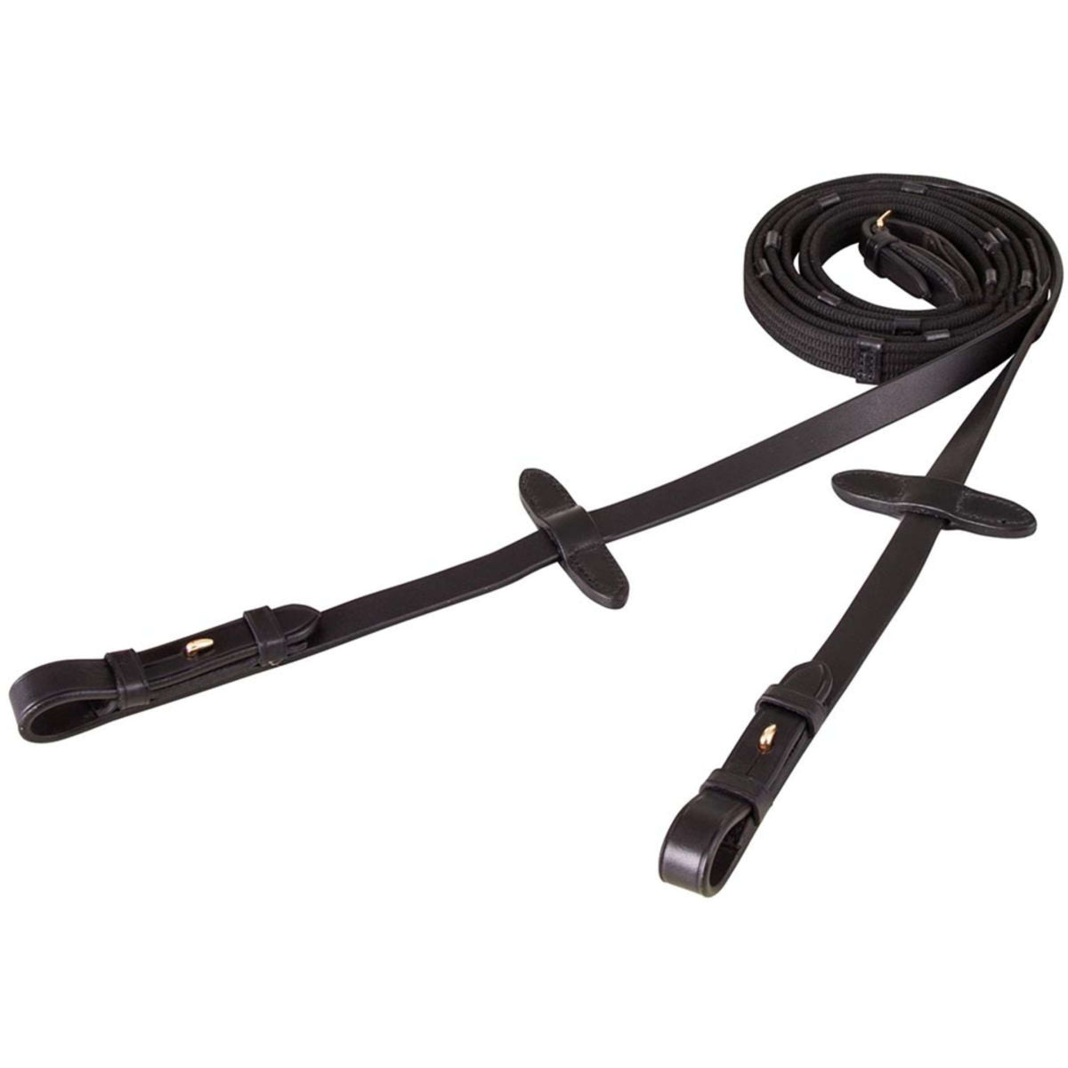 BR Riendas Negro/Oro