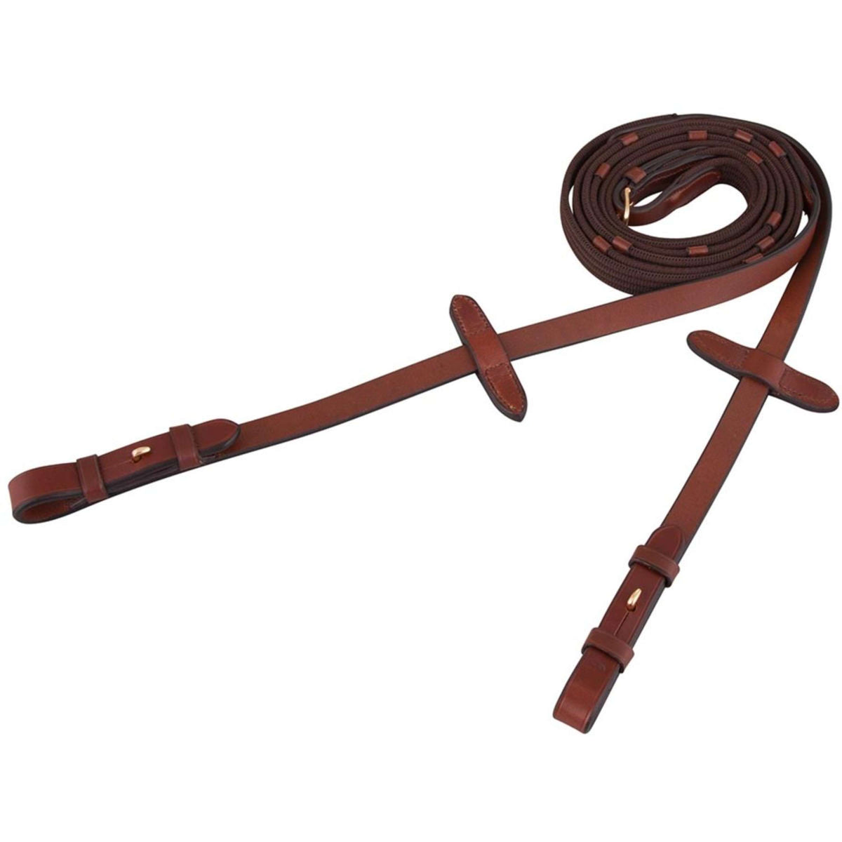 BR Riendas Tabaco/oro