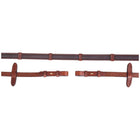 BR Riendas Persiana Antideslizante 19mm de Lino Tobacco