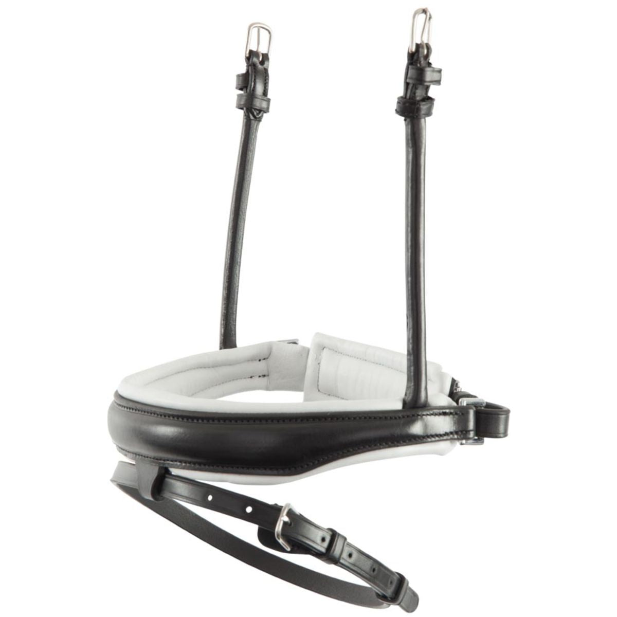 BR Muserola Ajustable Combinado Anatómico Negro/Blanco