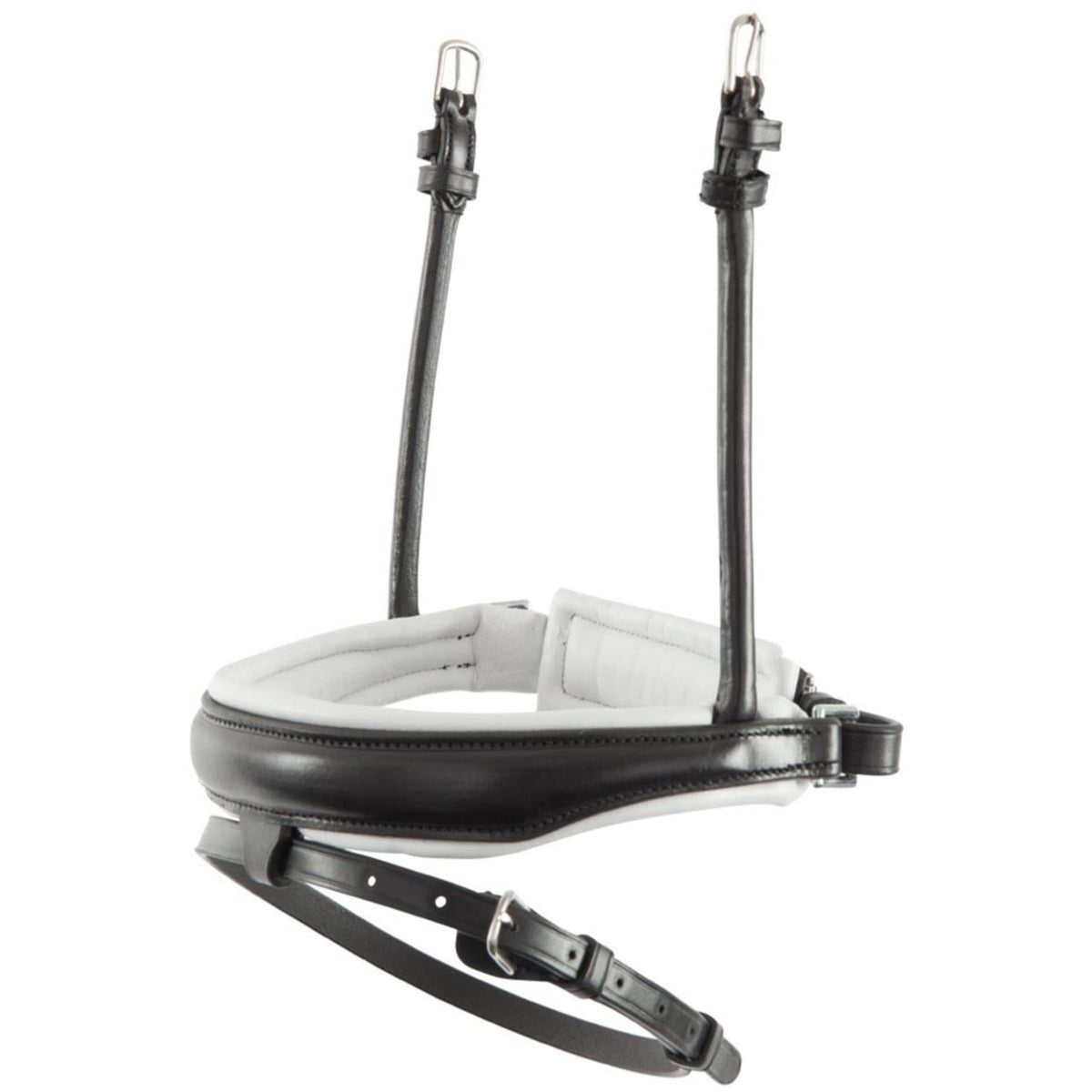 BR Muserola Ajustable Combinado Anatómico Negro/Blanco