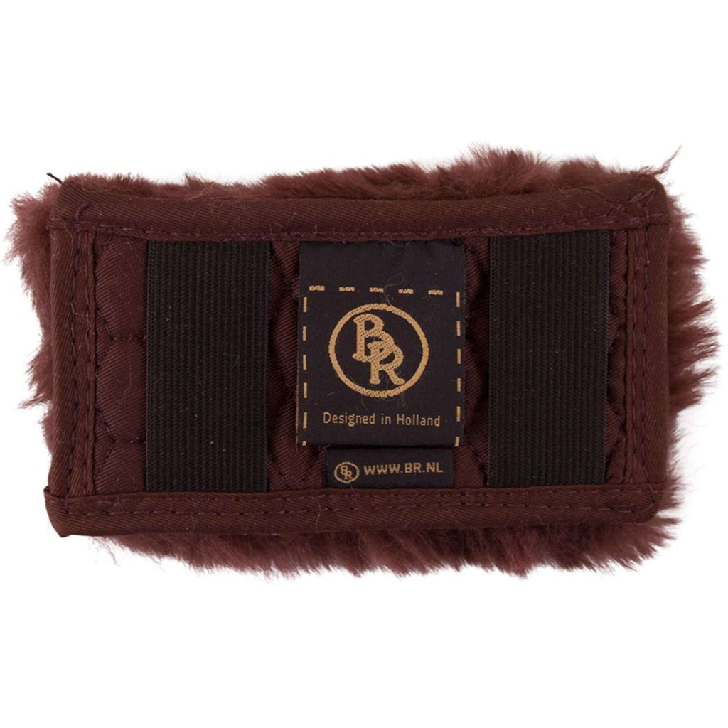 BR Protector de Cadena Curb Piel de oveja 5cm Ancho Marron