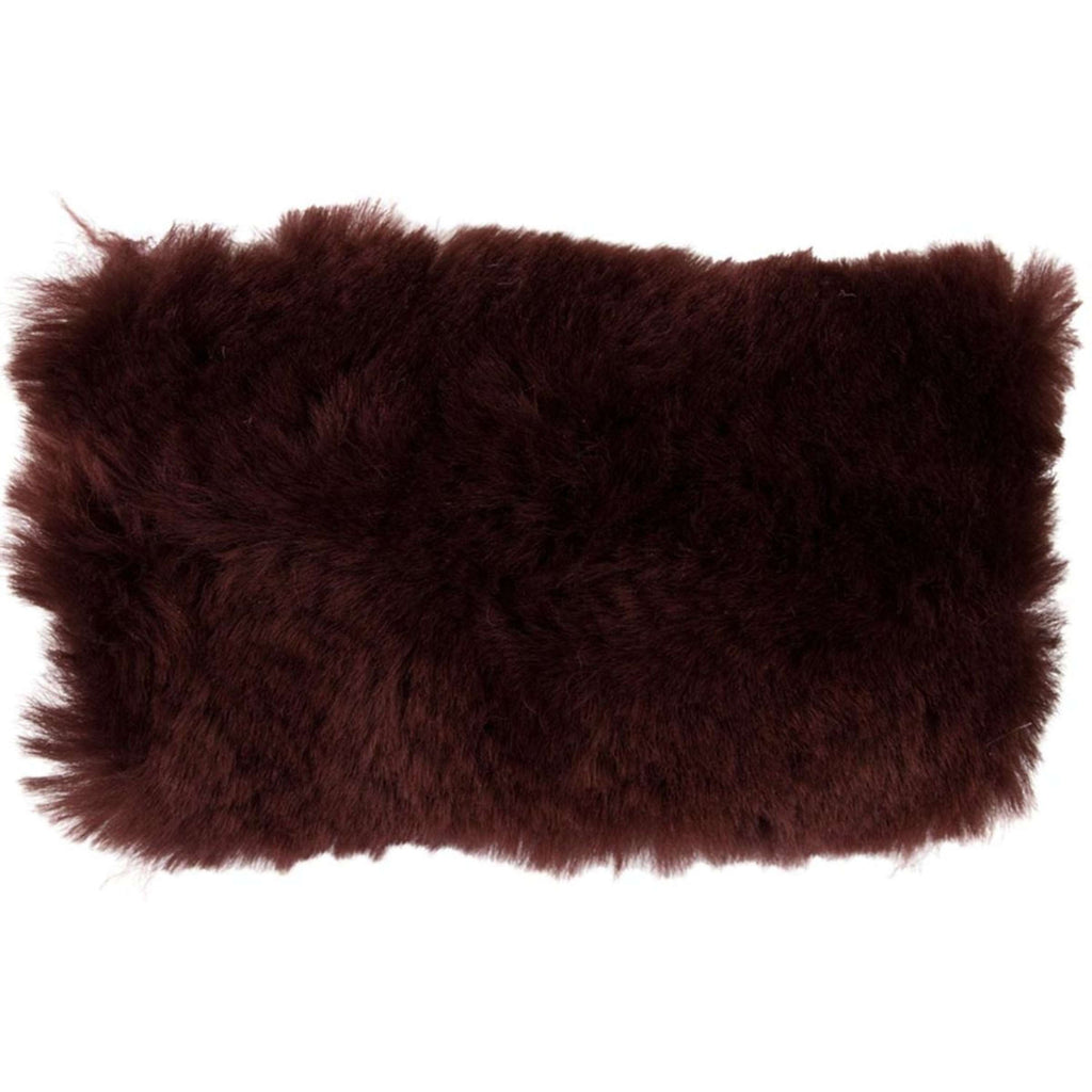 BR Protector de Cadena Curb Piel de oveja 5cm Ancho Marron