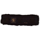 BR Protector de Muserola Piel de oveja 5cm Negro/Negro