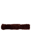 BR Cubierta para Brida Piel de oveja 3cm Ancho Marron