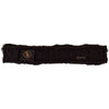 BR Cubierta para Brida Piel de oveja 3cm Ancho Negro/Negro