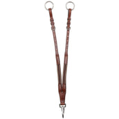 BR Horquilla de martingala con Mosquetón y Elástico Roble/Plata
