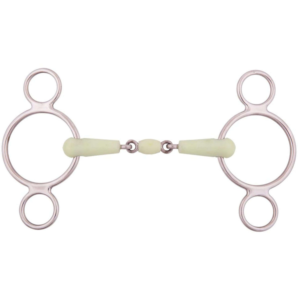 BR Mordaza de Anilla Suelta Boca de Apple 3 Anillos 18mm Acero inoxidable