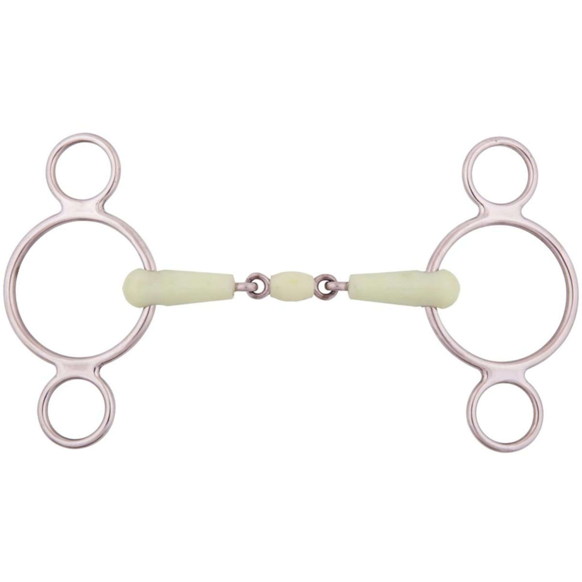 BR Mordaza de Anilla Suelta Boca de Apple 3 Anillos 18mm Acero inoxidable