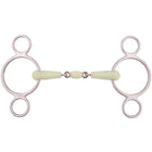 BR Mordaza de Anilla Suelta Boca de Apple 3 Anillos 18mm Acero inoxidable