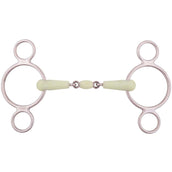 BR Mordaza de Anilla Suelta Boca de Apple 3 Anillos 18mm Acero inoxidable