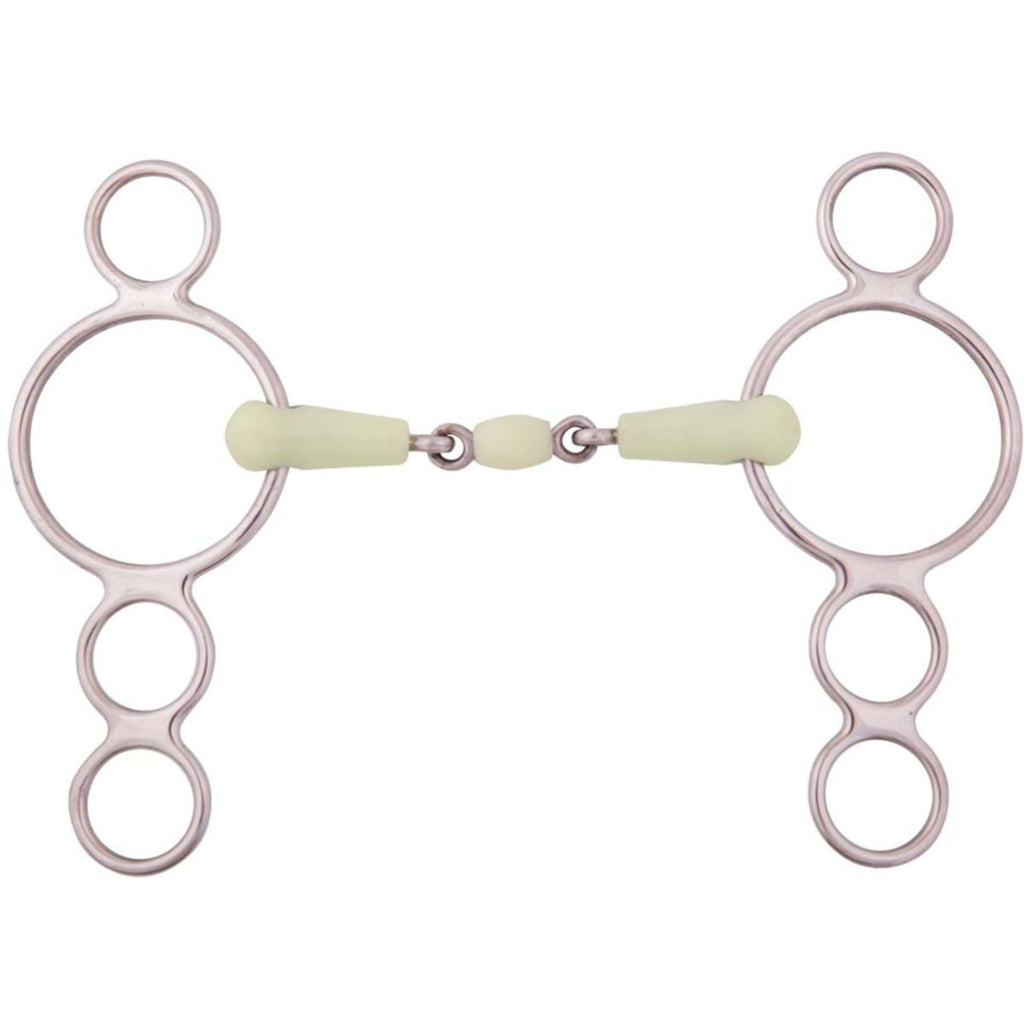 BR Mordaza de Anilla Suelta Boca Apple 4 Anillos 18mm Acero inoxidable
