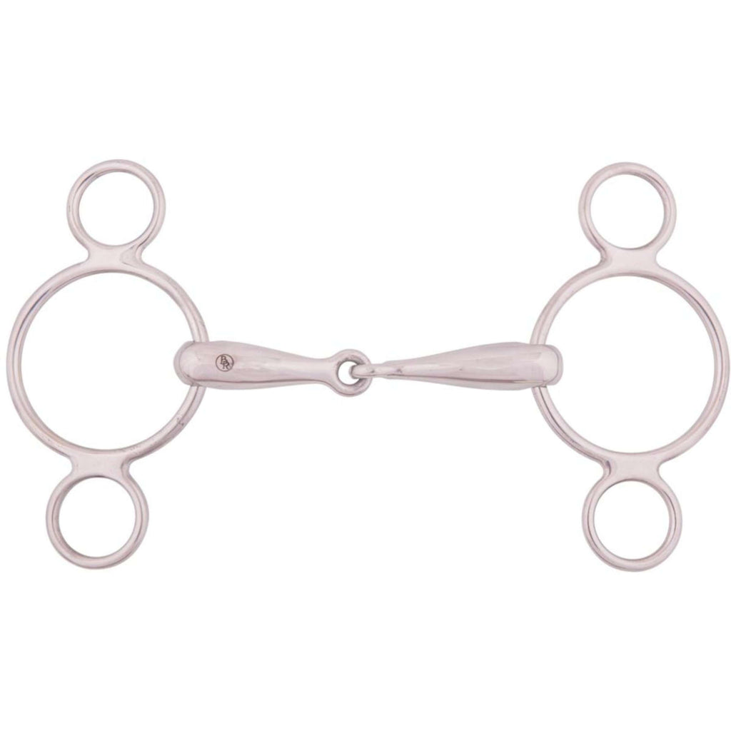 BR Mordaza de Anilla Suelta 3 Anillos Macizo 18mm Acero inoxidable