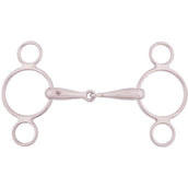 BR Mordaza de Anilla Suelta 3 Anillos Macizo 18mm Acero inoxidable