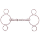 BR Mordaza de Anilla Suelta 3 Anillos Sólidos Doble Articulación 18mm Acero inoxidable
