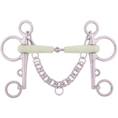 BR Bocado Pelham Apple Mouth Acero inoxidable