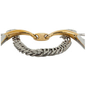 BR Bocado Pelham Contacto Soft Curvado Articulado Simple 14/145mm