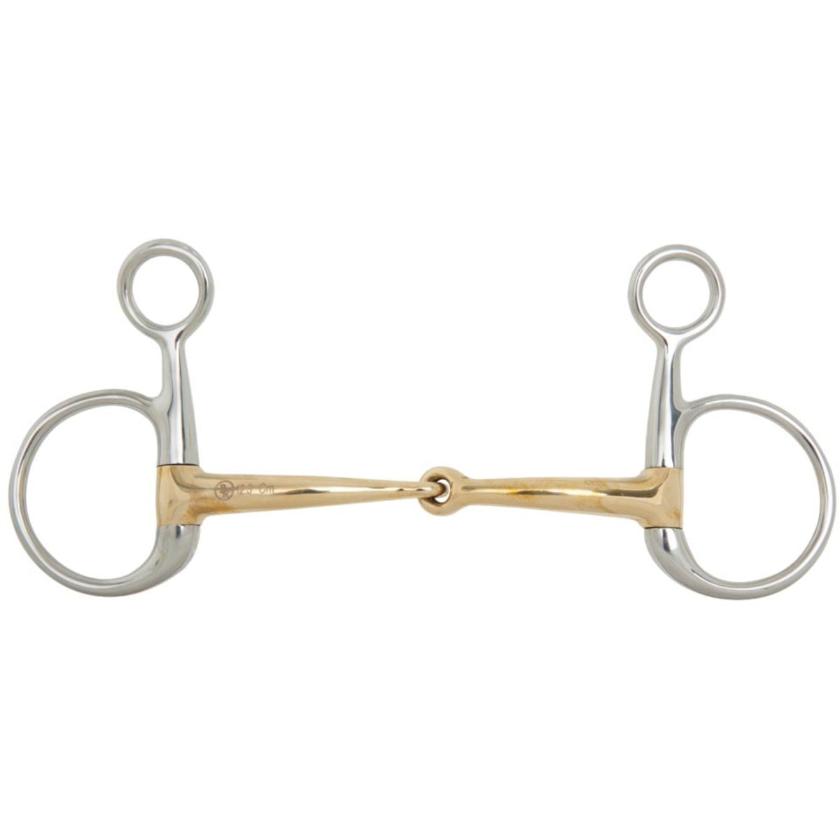 BR Bocado Baucher Articulado Soft Contact Curvo Tijera 12mm