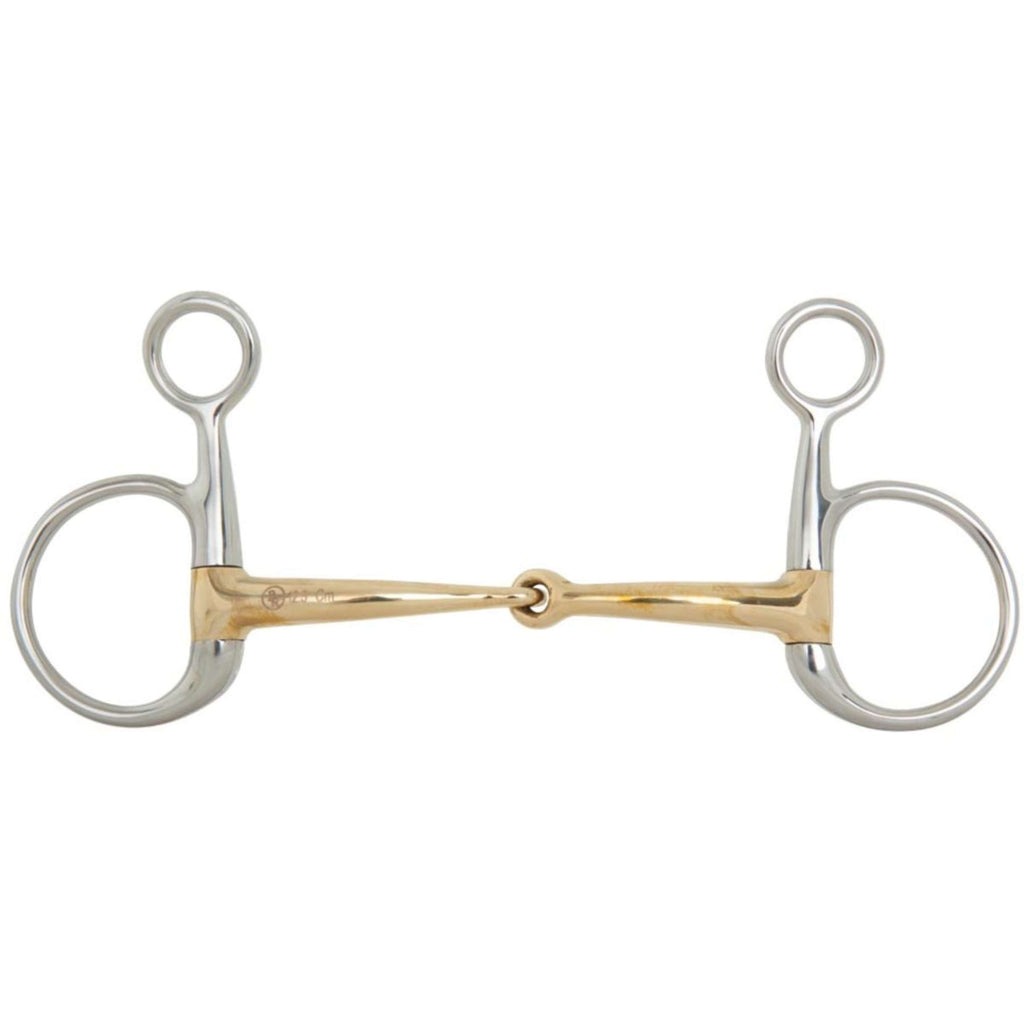 BR Bocado Baucher Articulado Soft Contact Curvo Tijera 12mm