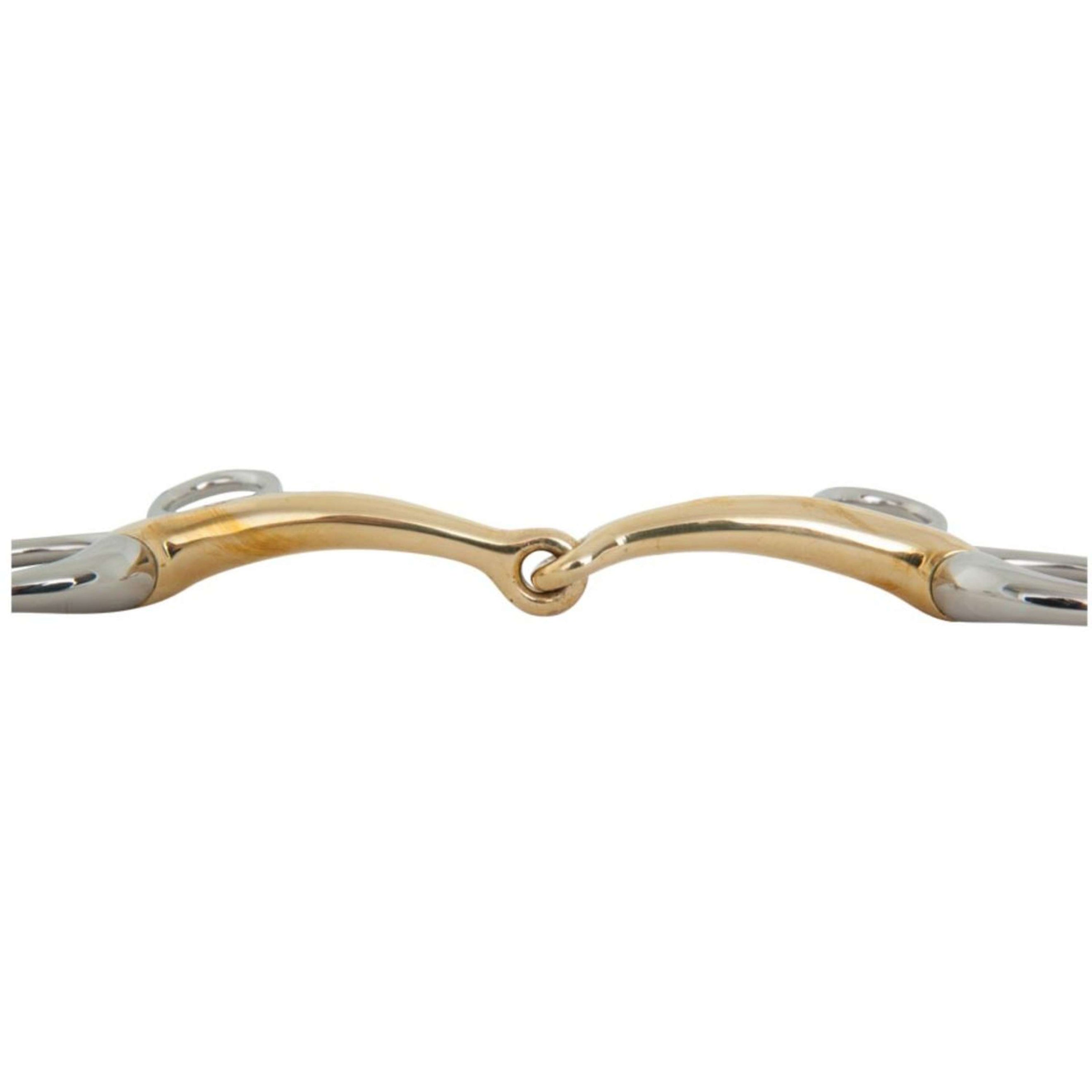 BR Bocado Baucher Articulado Soft Contact Curvo Tijera 12mm