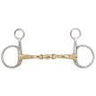 BR Bocado Baucher Articulado Contacto Suave Curvado Doble Articulación Curvada 12mm