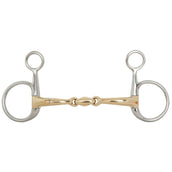 BR Bocado Baucher Articulado Contacto Suave Curvado Doble Articulación Curvada 12mm