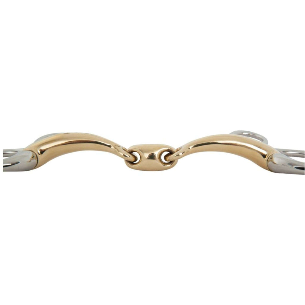 BR Bocado Baucher Articulado Contacto Suave Curvado Doble Articulación Curvada 12mm
