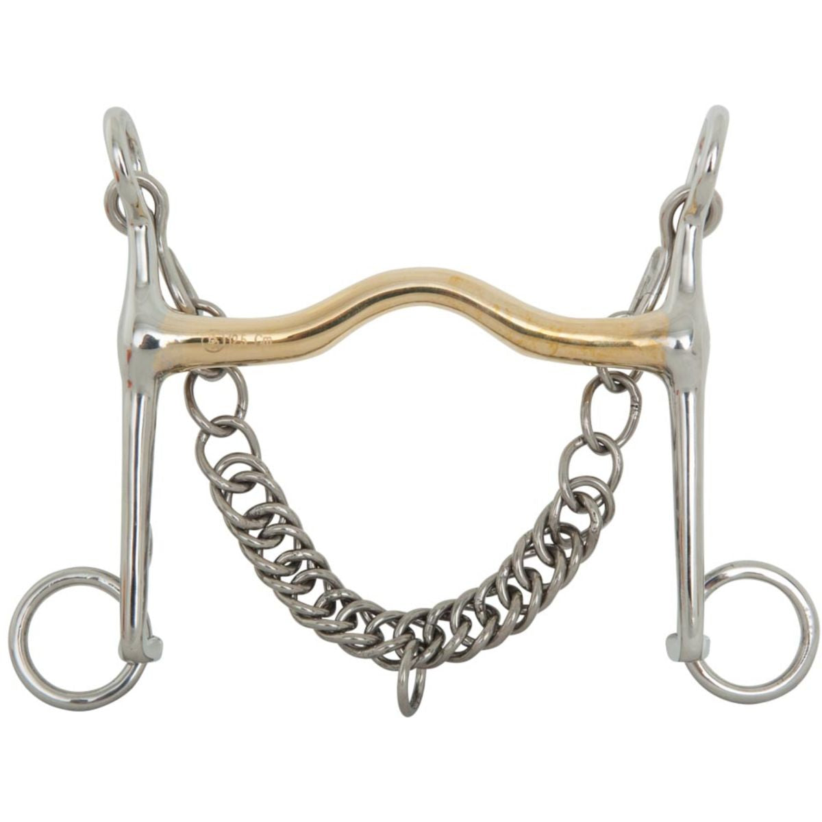 BR Bocado de Dressage Bajo Contact Tijeras 140mm 12mm