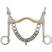 BR Bocado de Dressage Bajo Contact Tijeras 140mm 12mm