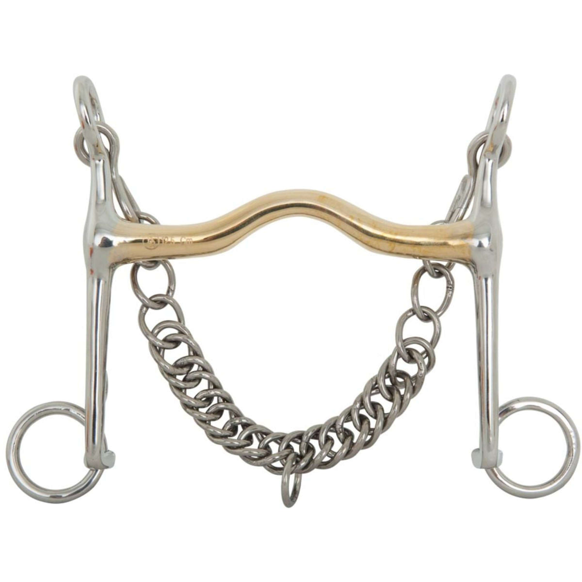 BR Bocado de Dressage Bajo Contact Tijeras 140mm 12mm