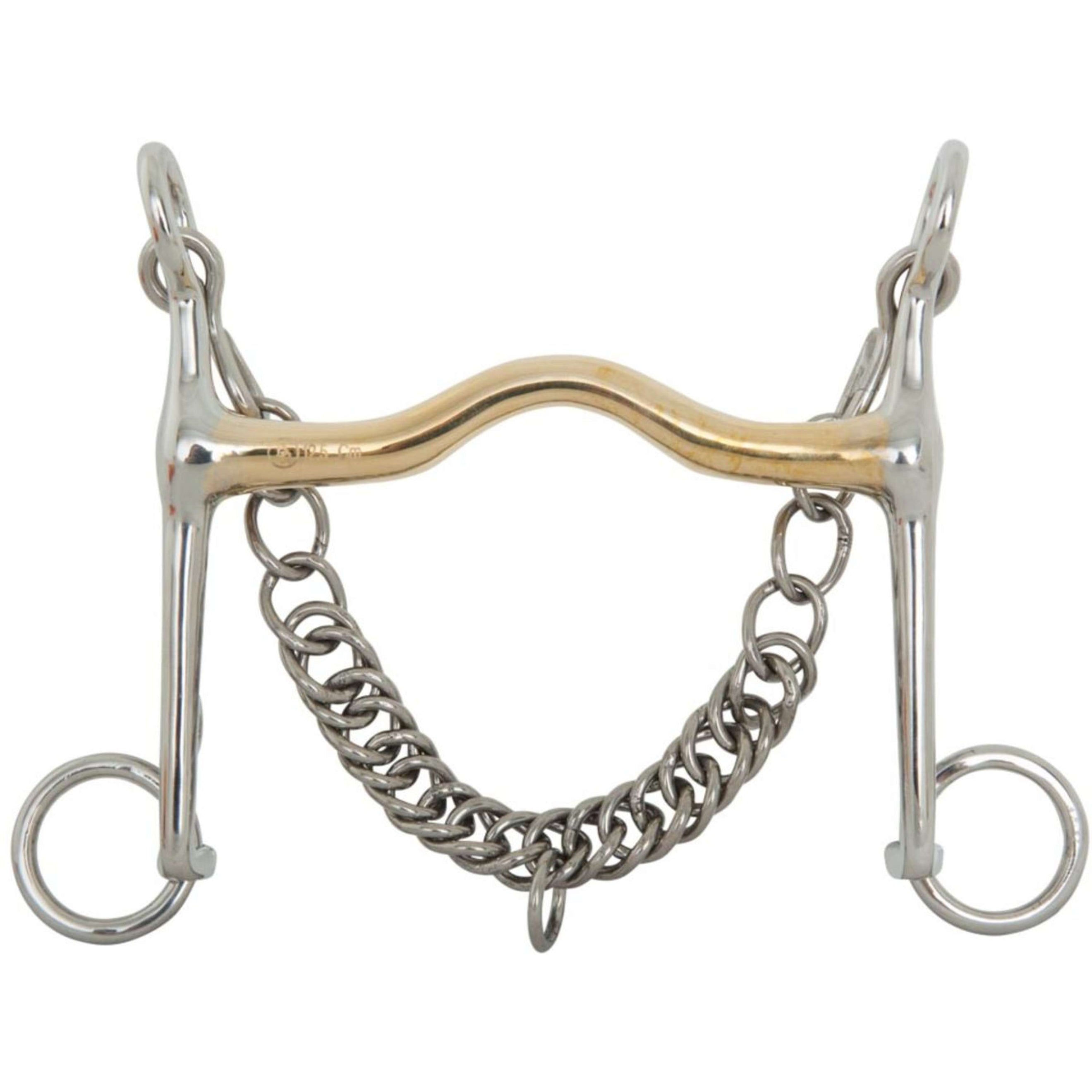BR Bocado de Dressage Bajo Contact Tijeras 140mm 12mm