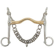 BR Bocado de Dressage Contacto Suave Tijera Baja 140mm 14mm