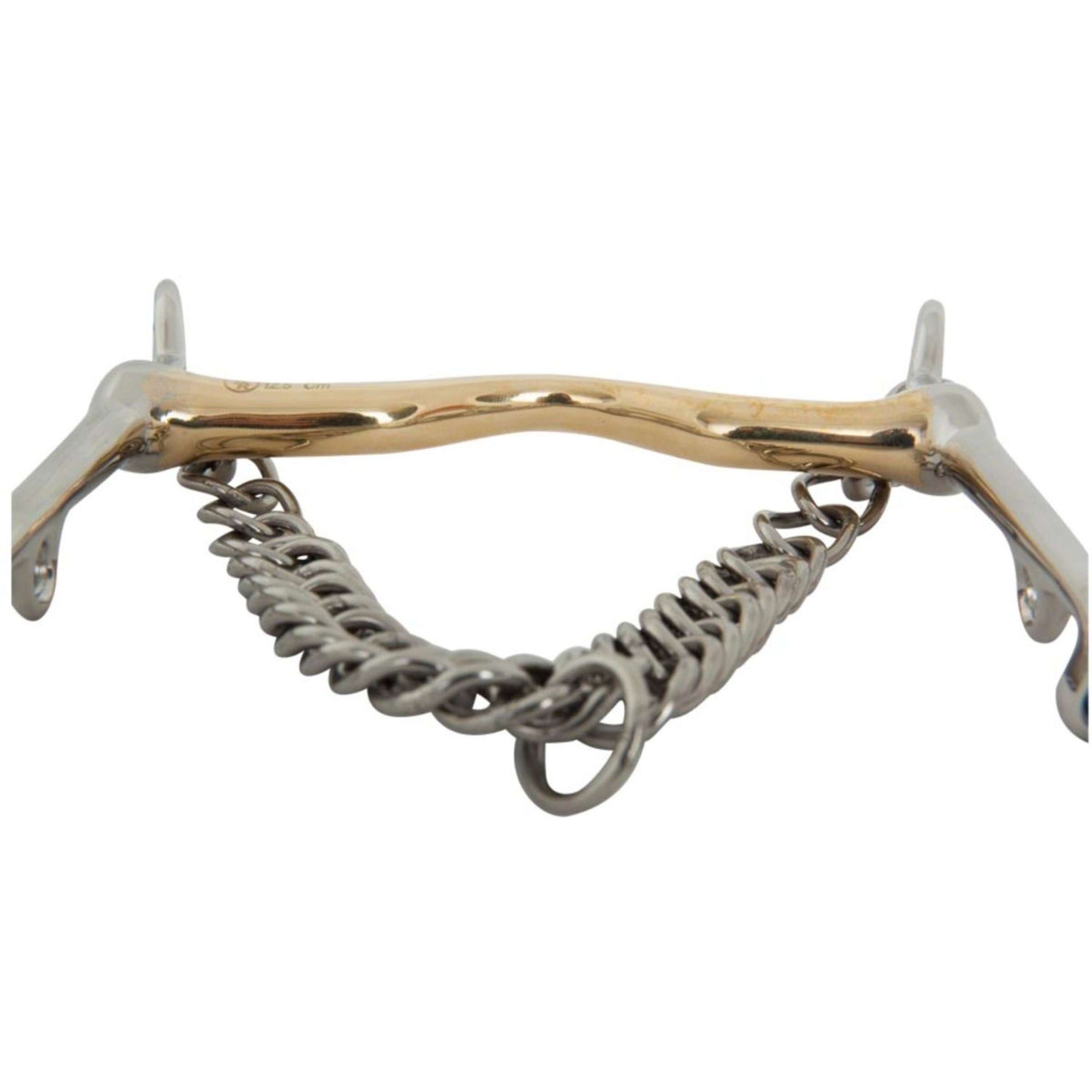 BR Bocado de Dressage Contacto Suave Tijera Baja 140mm 14mm BR Bocado de Dressage Contacto Suave Tijera Baja 140mm 14mm