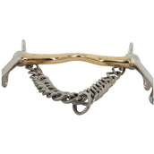 BR Bocado de Dressage Contacto Suave Tijera Baja 140mm 14mm