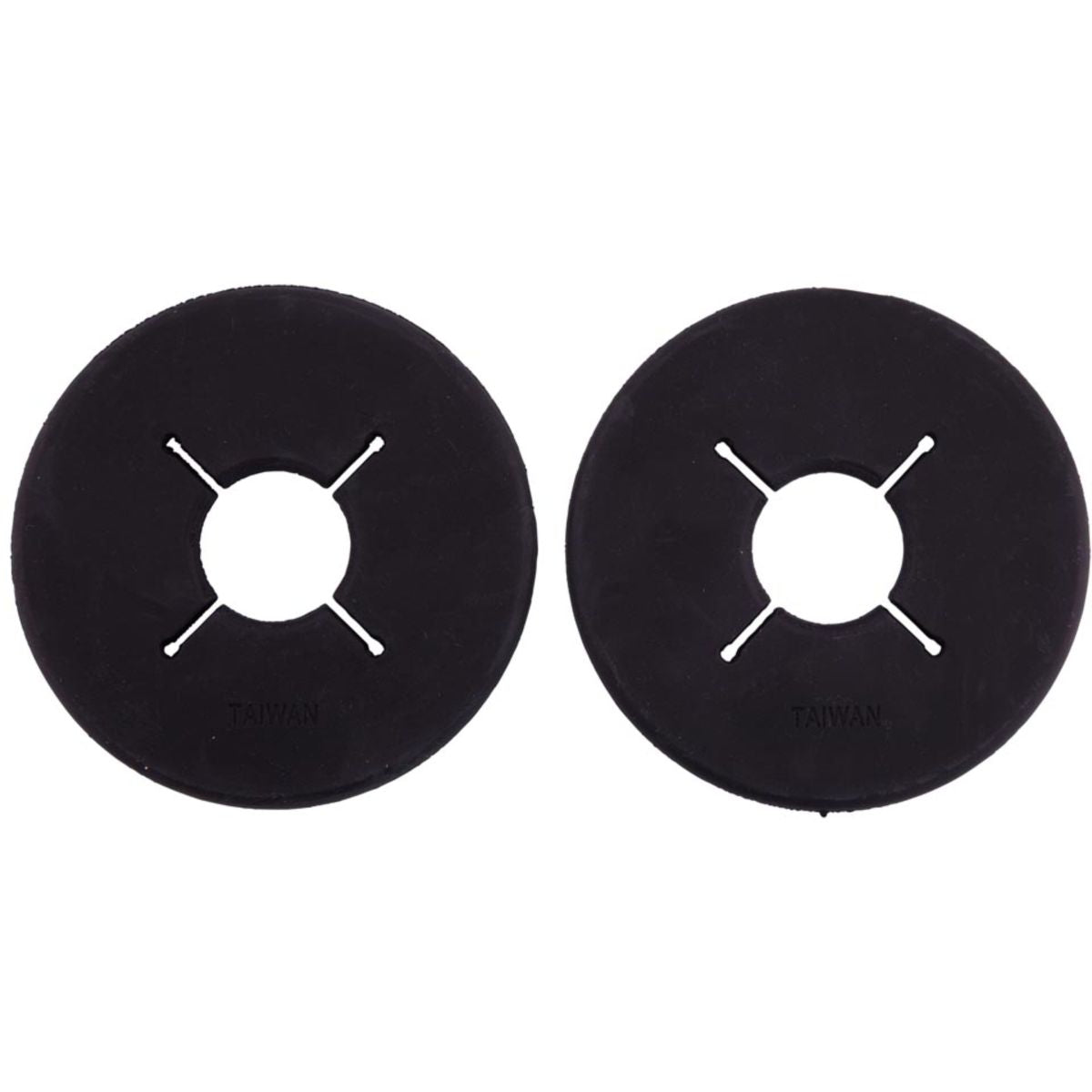 Premiere Protectores de Bocado Español: Caucho con Recortes Negro