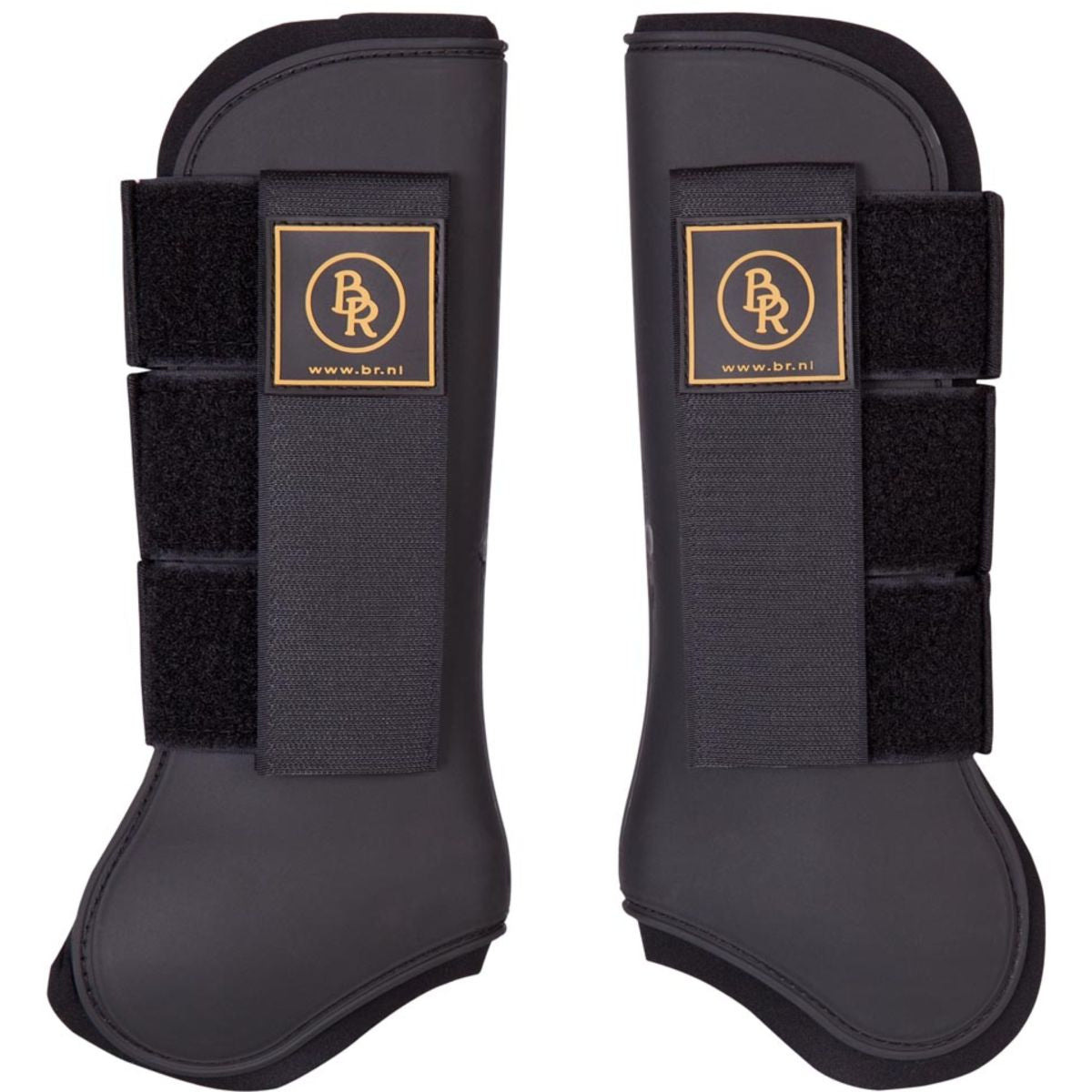 BR Botas para tendones Español: Trasero X-Alto Pu Neopreno Negro BR Botas para tendones Español: Trasero X-Alto Pu Neopreno Negro