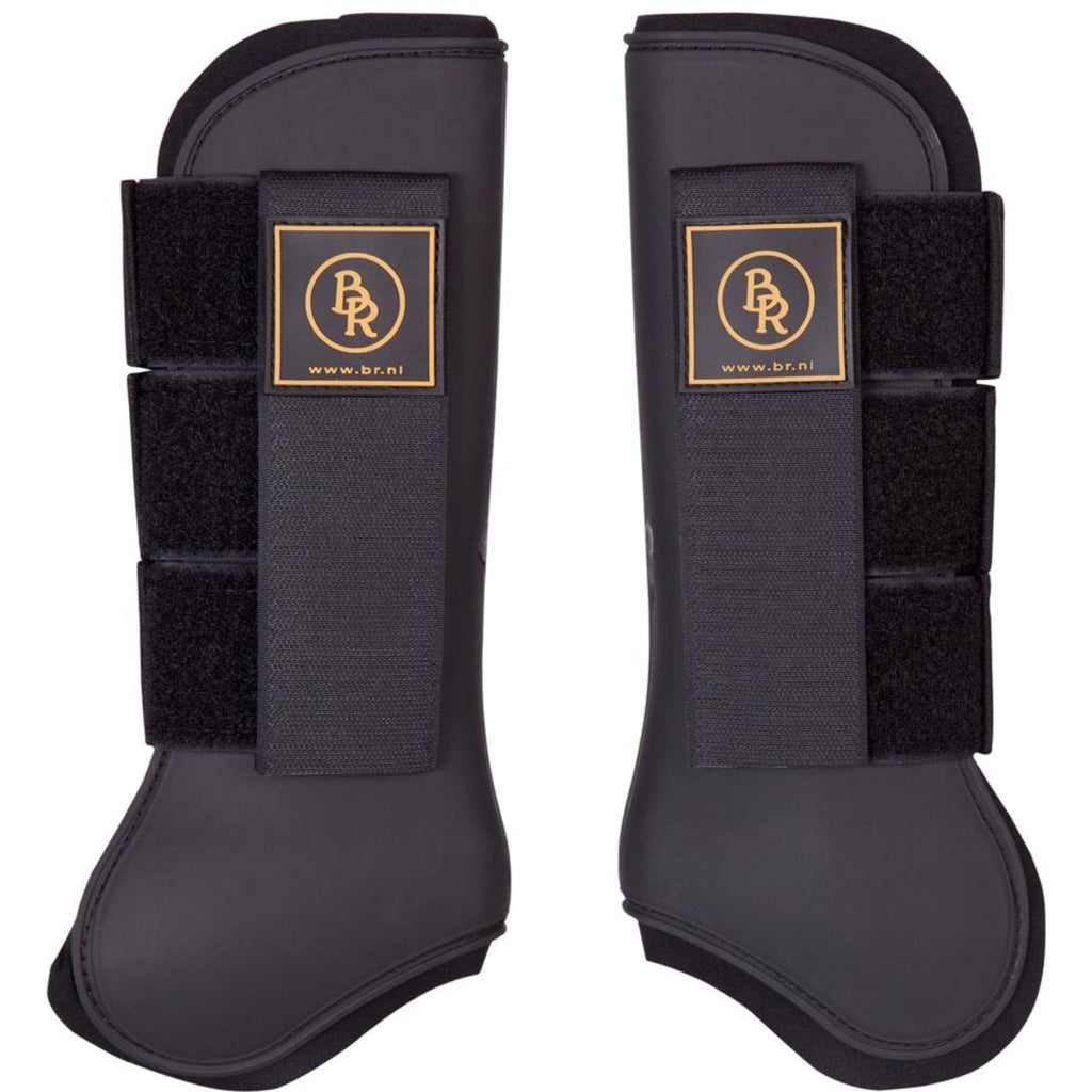 BR Botas para tendones Español: Trasero X-Alto Pu Neopreno Negro