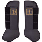 BR Botas para tendones Español: Trasero X-Alto Pu Neopreno Negro