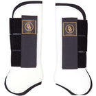 BR Botas para tendones Español: Trasero X-Alto Pu Neopreno Blanco