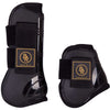 BR Botas para Tendón y Menudillo Set Pro Tech PU Neopreno Negro