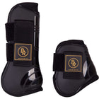 BR Botas para Tendón y Menudillo Set Pro Tech PU Neopreno Negro