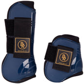 BR Botas para Tendón y Menudillo Spanish: & Protectores de menudillo Set Pro Tech PU Neopreno Azul