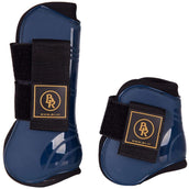 BR Botas para Tendón y Menudillo Spanish: & Protectores de menudillo Set Pro Tech PU Neopreno Azul