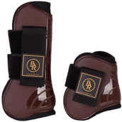 BR Botas para Tendón y Menudillo & Botas de Menudillo Set Pro Tech PU Neopreno Marron