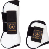 BR Botas para Tendón y Menudillo Spanish: & Protectores de menudillo Set Pro Tech PU Neopreno Blanco