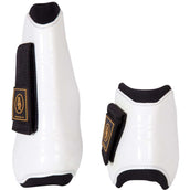 BR Botas para Tendón y Menudillo Spanish: & Protectores de menudillo Set Pro Tech PU Neopreno Blanco
