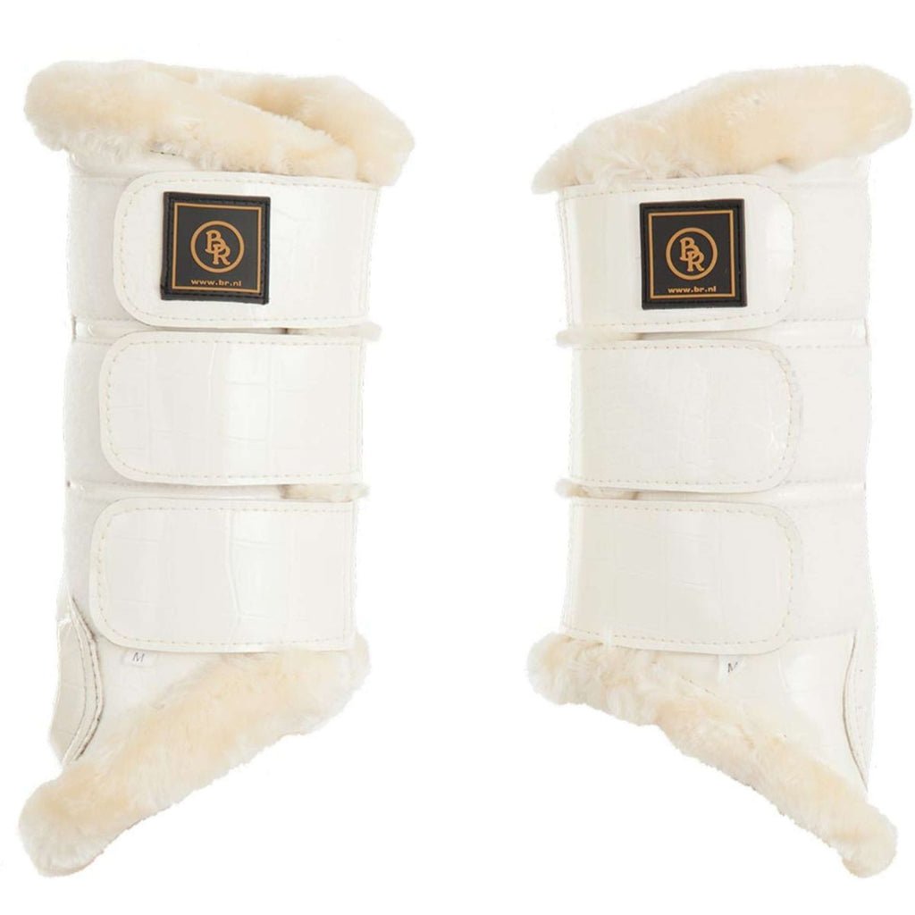 BR Protectores de piernas Majestic Lacquer Blanco