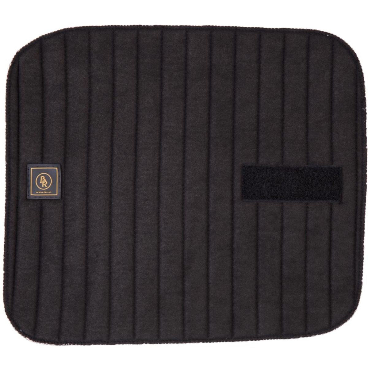 BR Cojinetes para Piernas Tricot/Toalla con Velcro Negro